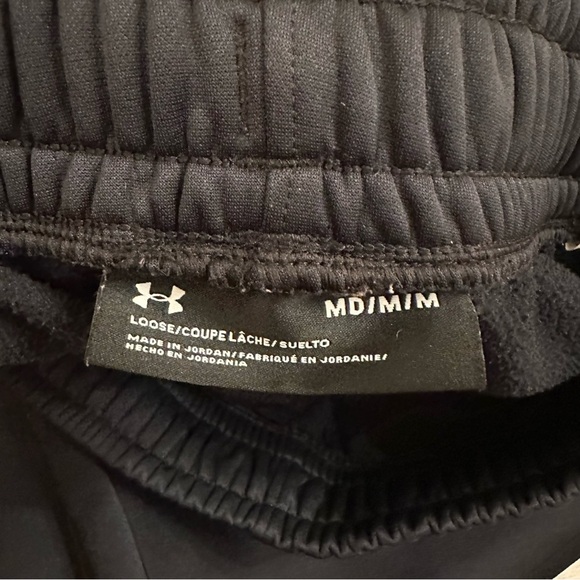Under Armour Loose Black Sweatpants size Medium - Picture 2 of 5